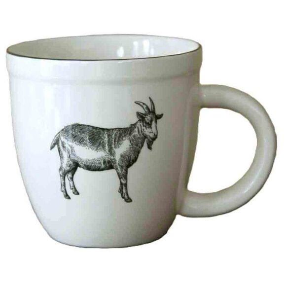 Harry and David Coffee Mug Cup White Gray 18 oz Ceramic 2012 - Picture 1 of 2